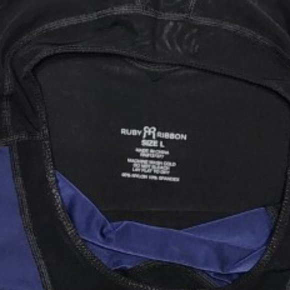 Ruby Ribbon Colorblock Tank ~ Large #1455 - Picture 9 of 11